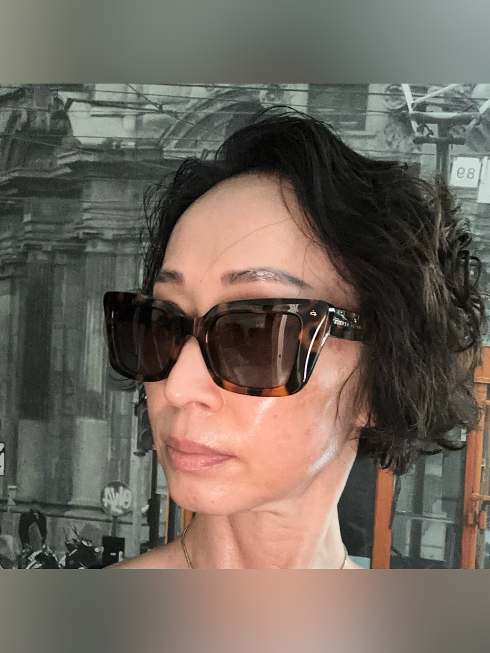 Privé Revaux Tortoiseshell Oversized Women’s Sunglasses - Brown
